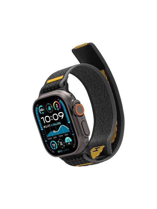 Spigen Athlex Air Armband Stoff Schwarz (Apple Watch 44/45/46mm/Ultra 49mm)