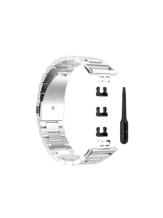 Stainless Steel Λουράκι Ασημί (Huawei Watch Fit)