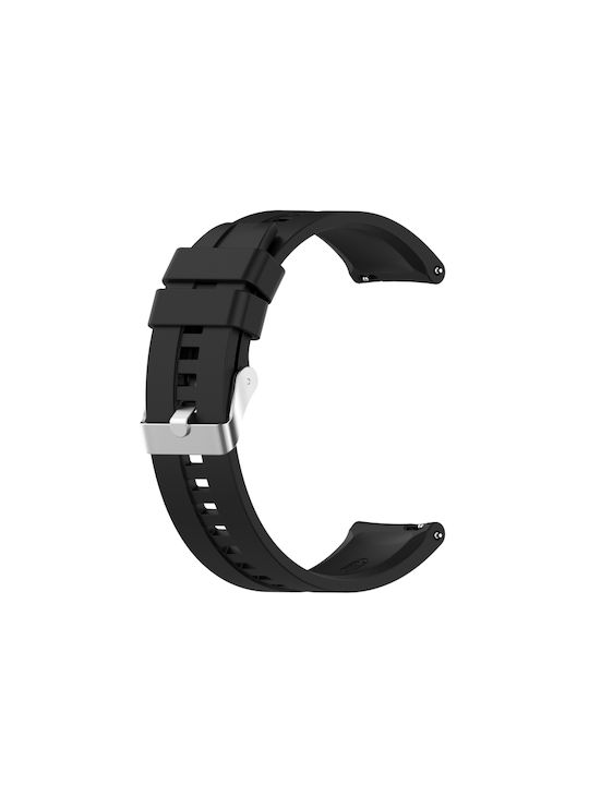 Λουράκι Μαύρο (Galaxy Watch 3 41mmForerunner 55/245/645 / Vivoactive 3/5/HR / Venu Sq 2Amazfit Bip)