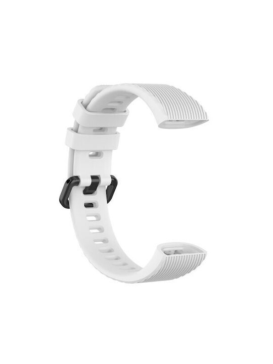 Curele Wearables Culoare Full Face Alb (Huawei Band 4 Pro)