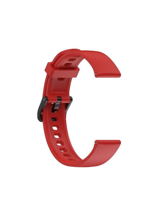 Black Buckle Λουράκι Κόκκινο (Realme Band 2)