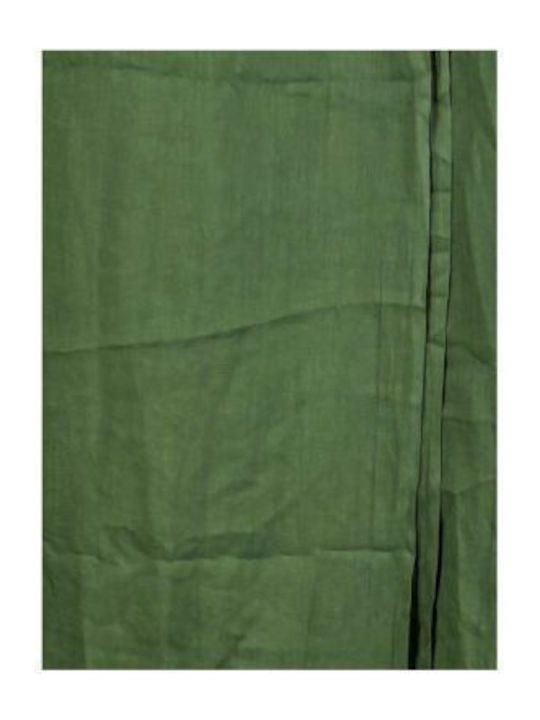 Solid Women's Scarf 25vm Olive Green 180 X 95 Cm