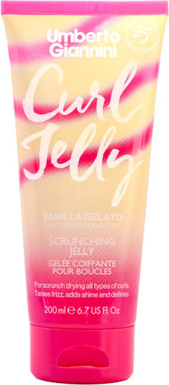 Curl Defining Gel Curl Jelly Scrunching Jelly Vanilla Gelato Umberto Giannini 200 Ml Curl Jelly Vanilla Gelato