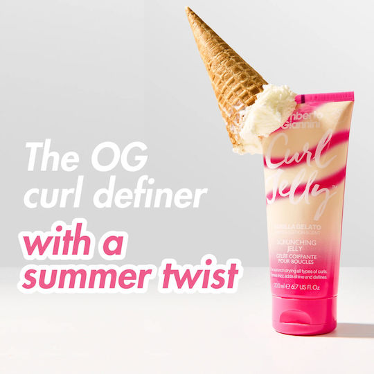 Curl Defining Gel Curl Jelly Scrunching Jelly Vanilla Gelato Umberto Giannini 200 Ml Curl Jelly Vanilla Gelato
