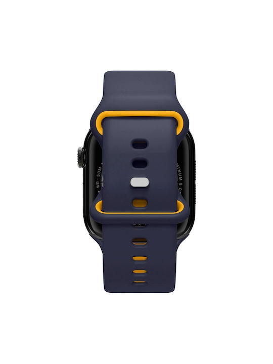 Spigen Nano Pop Λουράκι Σιλικόνης Navy Μπλε (Apple Watch 44/45/46mm/Ultra 49mm)