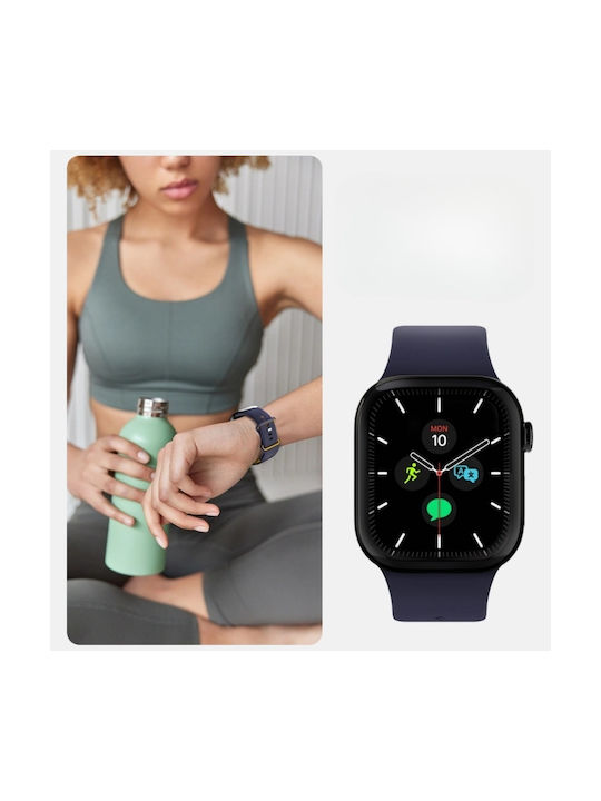 Spigen Nano Pop Λουράκι Σιλικόνης Navy Μπλε (Apple Watch 44/45/46mm/Ultra 49mm)