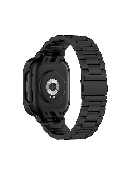 Stainless Steel Protective Frame Λουράκι Μαύρο (Redmi Watch 3)