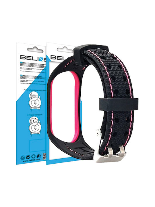 Beline Armband Silikon Schwarz (Smart Band 7)