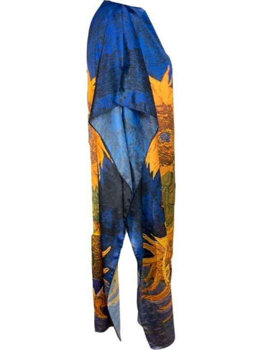 Καλοκαιρινό Φόρεμα Navy/orange