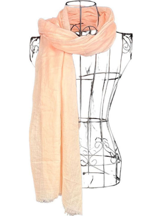 Pastel Pink Solid Women's Scarf 180 x 95 cm