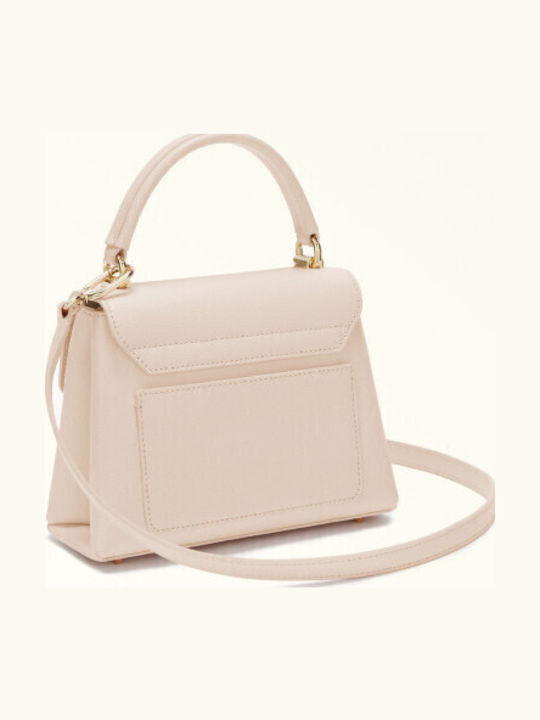 Leather Women's Bag Shoulder Nude