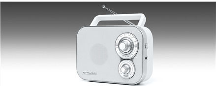 Muse M-051 R Retro Φορητό Ραδιόφωνο Ρεύματος / Μπαταρίας Λευκό