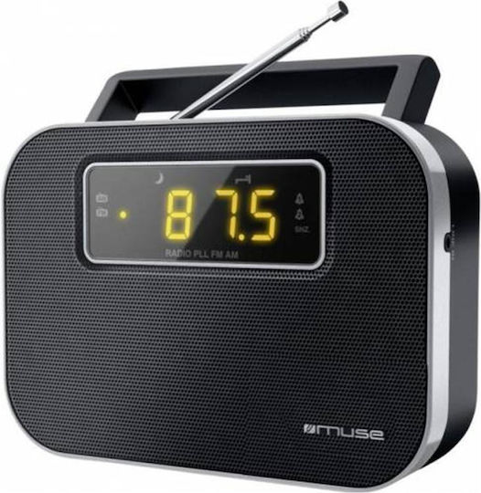 Muse M-081 R Επιτραπέζιο Ραδιόφωνο Ρεύματος / Μπαταρίας Μαύρο