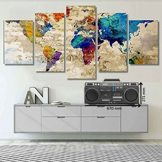 Muse M-380 Φορητό Ηχοσύστημα με Bluetooth / CD / MP3 / USB / Κασετόφωνο / Ραδιόφωνο Μαύρο