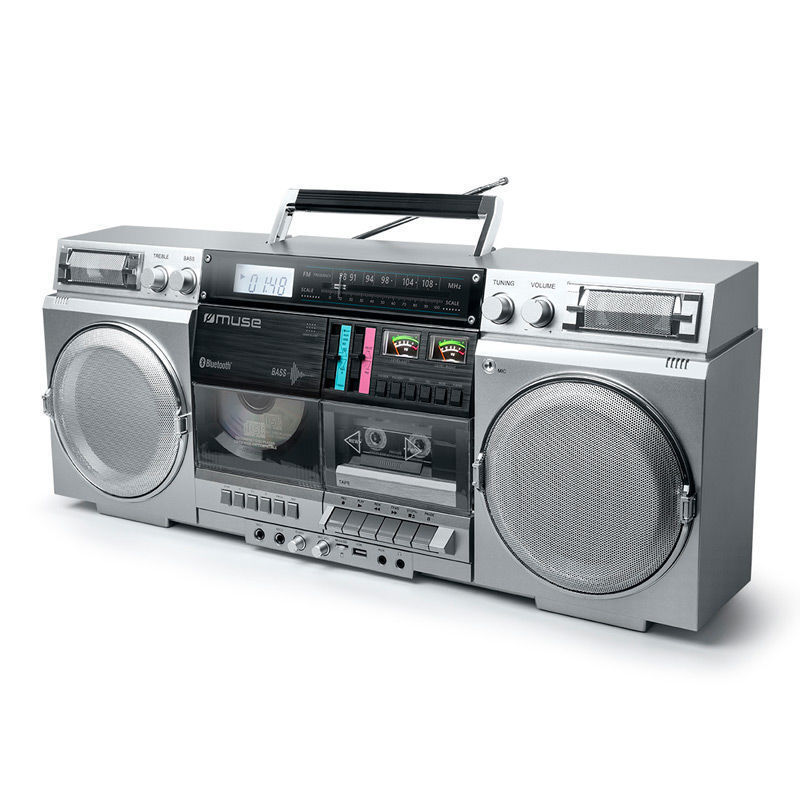 Muse Portabil M-380 M-380GB cu Bluetooth / CD / MP3 / USB / Casetă