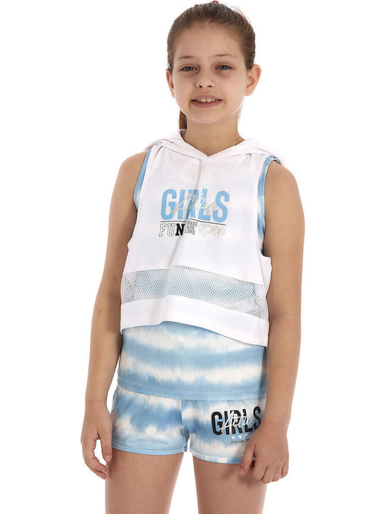 Kids Top Sleeveless White