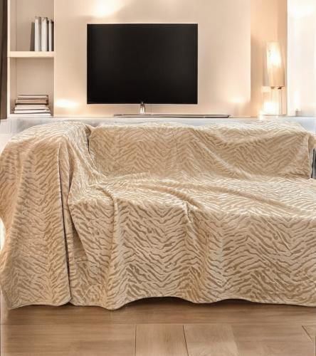 Linea Home Flame Πολυθρόνας Π180xΜ160cm Μπεζ