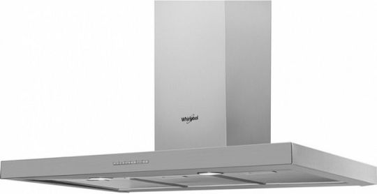 Whirlpool Șemineu Hotă 89.8cm Inox