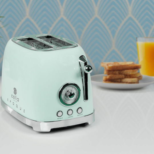 Estia Retro Epoque Toaster 2 Slots 815W Green
