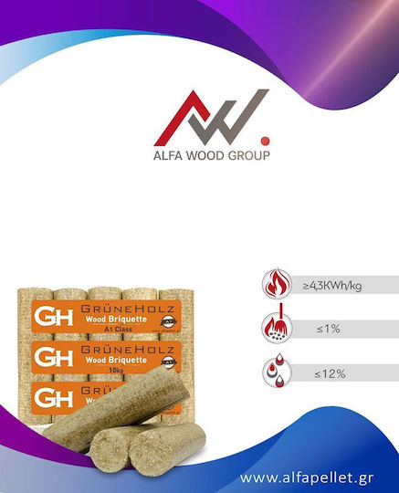 GrüneHolz Α1 Brichete 10kg