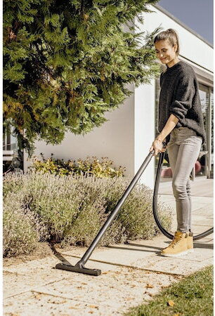 Karcher WD 3 V-15/4/20 Staubsauger Flüssigkeiten / Feststoffe 1000W mit Kunststoff Behälter 15Es
