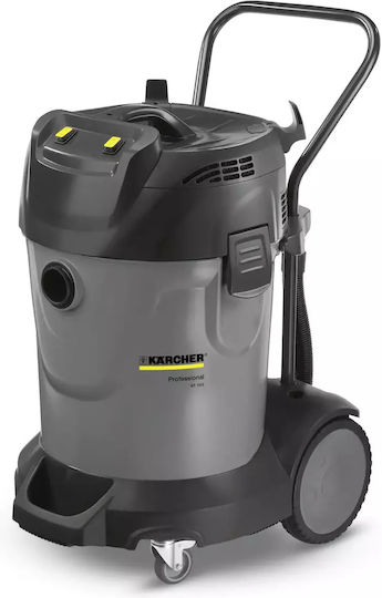 Karcher NT 70/2 Прахосмукачка За Течности / Твърди 2400W с Пластмаса Контейнер 70лт