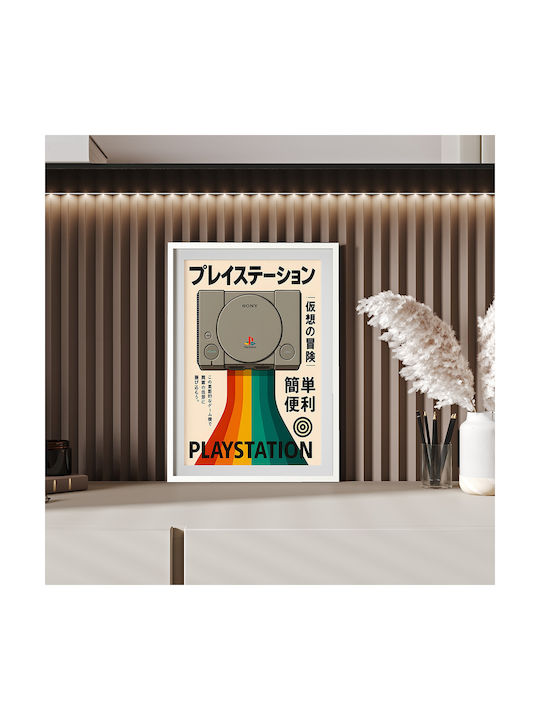 Gaming Poster Playstation 1 Japanese Edition Gm2390 30cm X 40cm