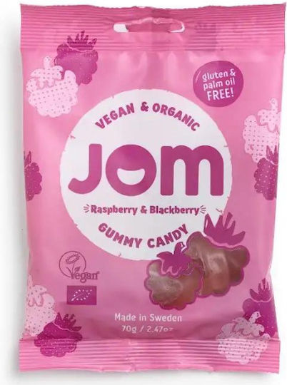 Jom Gourmet Gummies Raspberry Blackcurrant Χγ 70gr