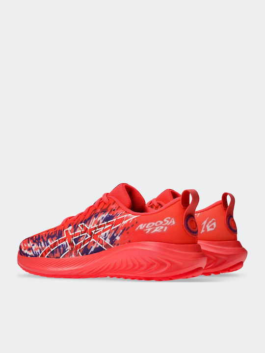 Gel-noosa Kids Sports Shoes Running with Laces Red