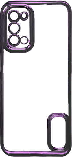 Electroplating Frame Umschlag Rückseite Gold (Galaxy A54Oppo A54)