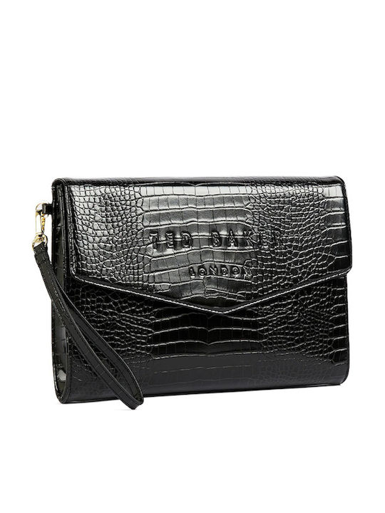 Crocey Plic De Mână Crocodil Negru