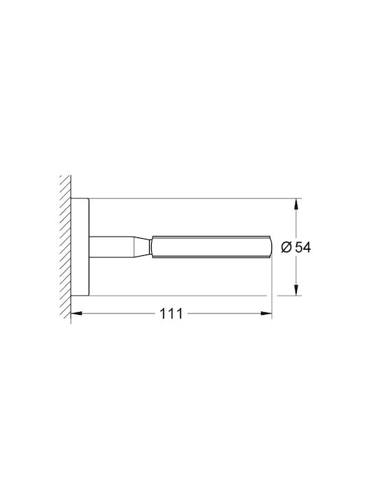 Grohe Baucosmopolitan Съд за сапун Inox Chrome