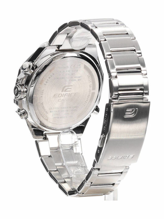 Casio Edifice Ρολόι Μπαταρίας με Μεταλλικό Μπρασελέ Casio Edifice Ρολόι Μπαταρίας με Μεταλλικό Μπρασελέ