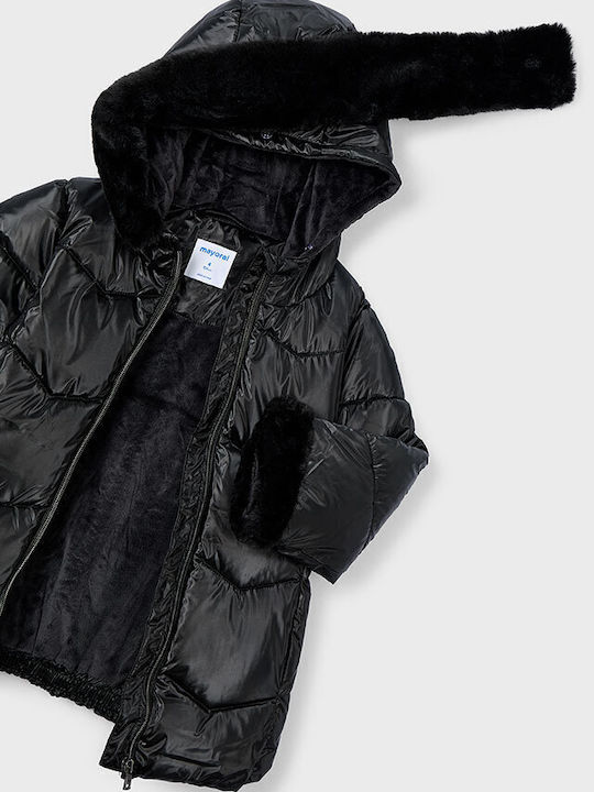 Kids' Casual Jacket with Hood Black