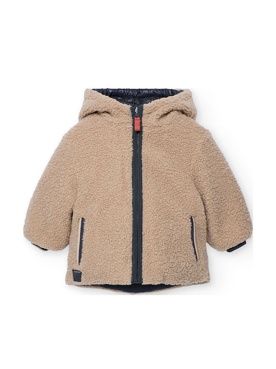 Kids' Casual Jacket Double Sided with Hood Anthracite
