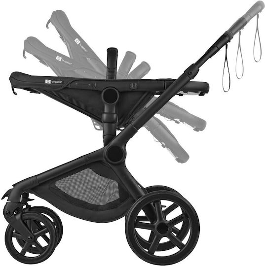 Bugaboo Fox 5 Renew Adjustable 2 in 1 Baby Stroller Suitable for Newborn Black/Dark Cherry