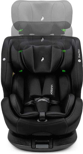 One 360° Autositz i-Size mit Isofix All Black 0-36 kg