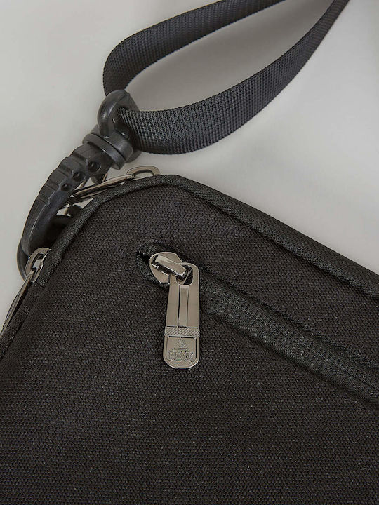 Herrentasche Schulter / Crossbody Schwarz