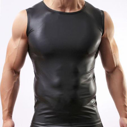 Kinksters Vegan Sexy Ανδρικό Top Μαύρο