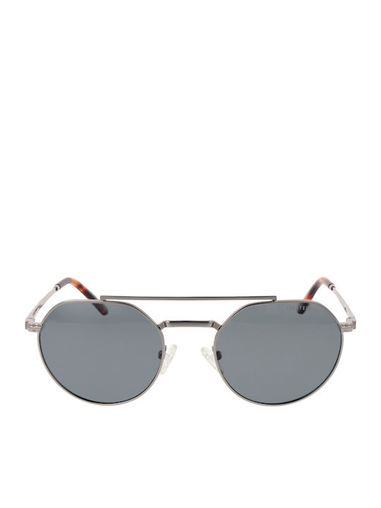 Funky Buddha Sunglasses with Silver Frame and Silver Polarized Mirror Lens FBS2057/005