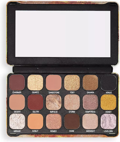 Revolution Beauty Forever Flawless Eyeshadow Παλέτα με Σκιές Ματιών Matte σε Στερεή Μορφή Bronze Temptation 1.1gr