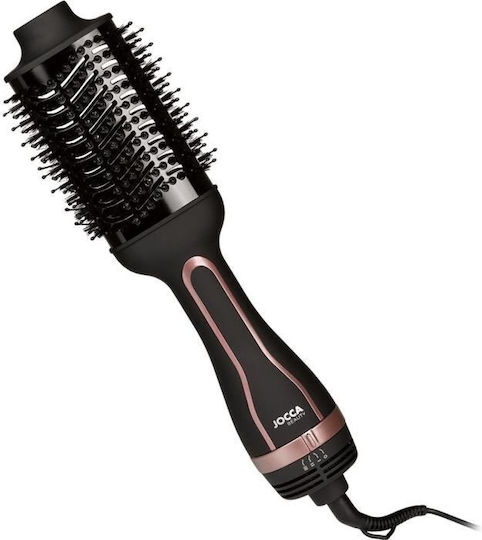 Jocca Ceramic Electric Hair Brush with Air for Hair Straightening and Curls 1200W