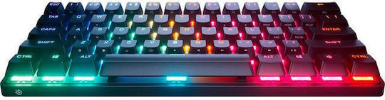 SteelSeries Apex Pro Mini Gen 3 Gaming Mechanische Tastatur 60% mit Stahlseries Omnipoint 3.0 Schaltern und RGB-Beleuchtung (Englisch UK)