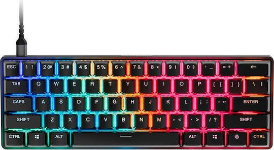 SteelSeries Apex Pro Mini Gen 3 Gaming Mechanische Tastatur 60% mit Stahlseries Omnipoint 3.0 Schaltern und RGB-Beleuchtung (Englisch UK)