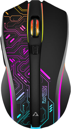 Armaggeddon Mikoyan Foxbat-III Ασύρματο RGB Gaming Ποντίκι 3200 DPI Cyberpunk Black