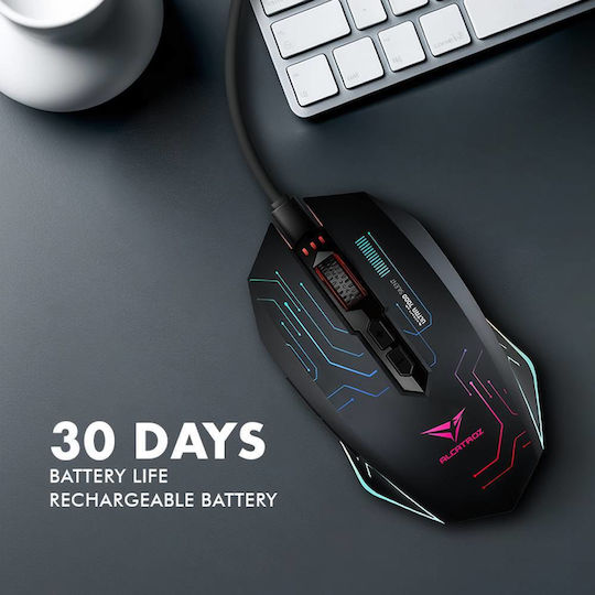 Alcatroz Air Ultra 7000 Wireless RGB Gaming Mouse Black