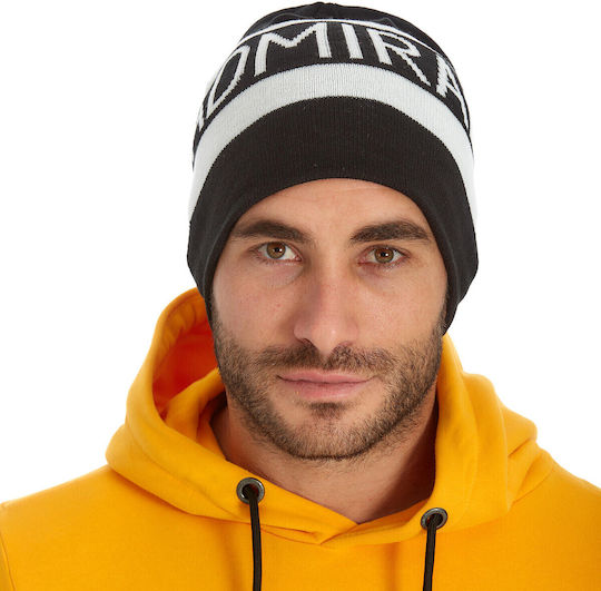 Beanie Ανδρικός Σκούφος Πλεκτός σε Μαύρο χρώμα