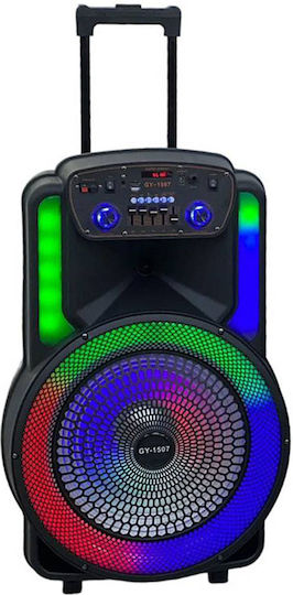 Ηχείο Karaoke με Ασύρματο Μικρόφωνο και Εφέ Φωτισμού 215072 Μαύρο