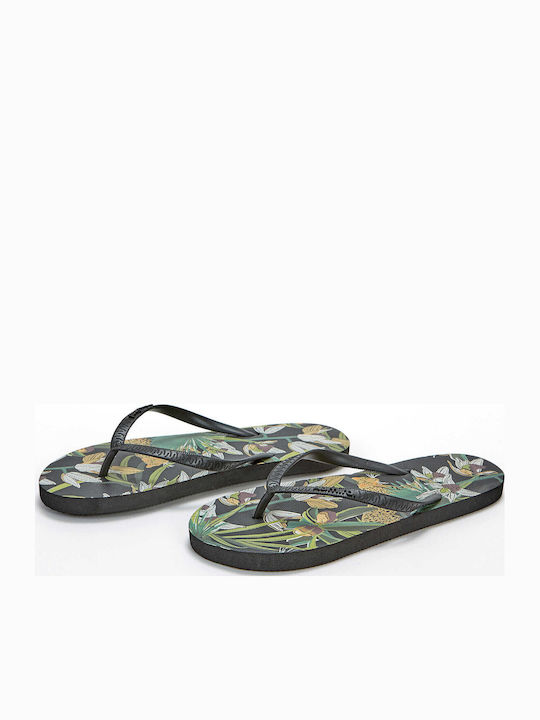 Women's Flip Flops in Black Color