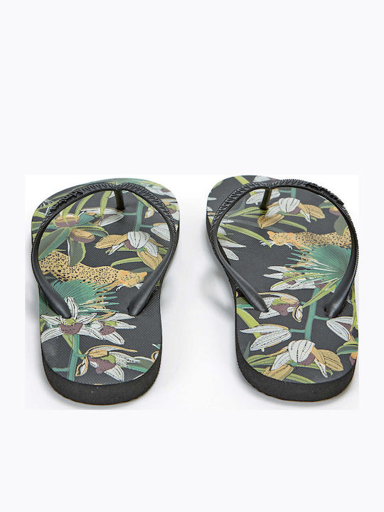Women's Flip Flops in Black Color